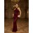 Elegant Red Halter Neck Bodycon Dress with Sequin Detail, Sleeveless Geometric Pattern for Weddings, Parties & Formal Events