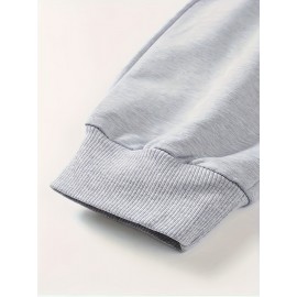 [Rugby Print Jogger Pants] Women's Casual Rugby Print Jogger Pants | Loose-Fit Drawstring Sports Trousers for Spring and Autumn | Machine Washable