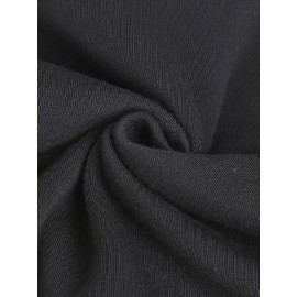 Cozy Fleece-Lined Women's Hoodie & Jogger Set - Cute Bear Print, Drawstring, Long Sleeves - Casual Fall/Winter Ensemble in Black