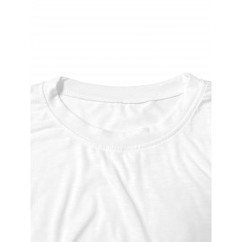 Christmas Autumn and Winter Outfits Pink Christmas Tree Letter Print Round Neck Casual Sporty Fresh Elegant Plus Size Women'S T-Shirt Autumn and Winter Long Sleeve Fashion Commute Vacation Daily Versatile Retro Style Top Multiple Colors Available 1XL-5XL