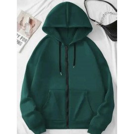 Women's Plus Size Hooded Zipper Jacket - 3-Panel Cartoon Cat Print with Pink Bows, 100% Polyester Machine-Washable Spring/Fall Casual Outerwear, Gift for Fans, Fall Fashion, Playful Design, Comfortable Fit, Cozy Outerwear, Fashion Lovers