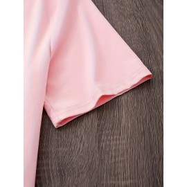 Plus Size - Women'S Plus Size Halloween Cat Print T-Shirt - Black Casual Crew Neck Tee with Playful Cartoon Cats, Breathable & Comfortable for Casual Attire, Halloween Shirts